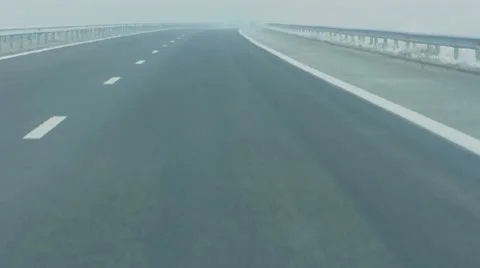 Car in traffic on Highway Stock Footage 10591765