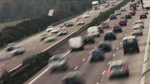 Car Traffic on Highway 스톡 동영상 54184643