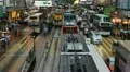 Car Traffic Hong Kong Crowds Rush Hour Shopping Area, Crowded Street, time lapse HD Footage