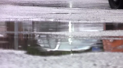 Car traffic on rain 05 Stock Footage 55630749
