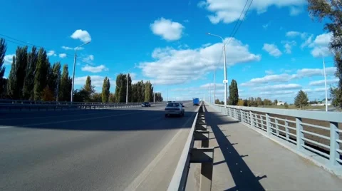 Car traffic on the road Stock Footage 68616744