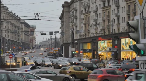 Car traffic time lapse Stock Footage 62464385