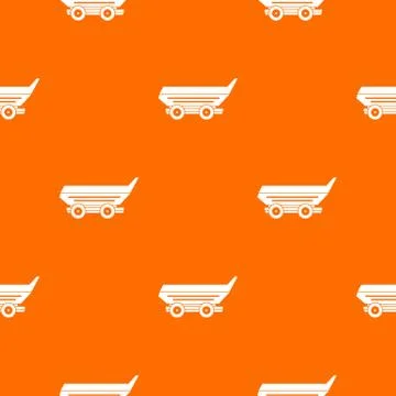 Car trailer pattern seamless 스톡 일러스트