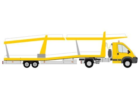 Car transporter Stock Illustration