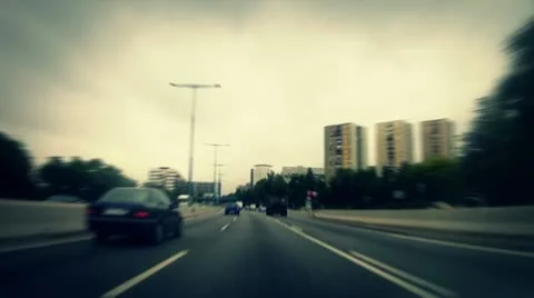 Car Trip 02 Stock Footage 12128657