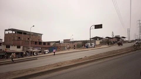 Car trip in Lima Stock Footage 86611933