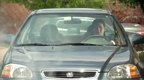 Car trouble Stock Footage 10944944