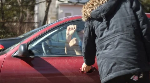 Car trouble, stuck Stock-Footage 5332145