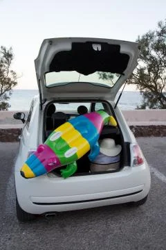 Car Trunk Beach Stock Photos