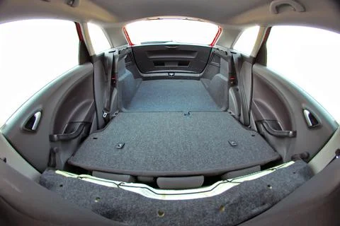 Car trunk inside Foto stock