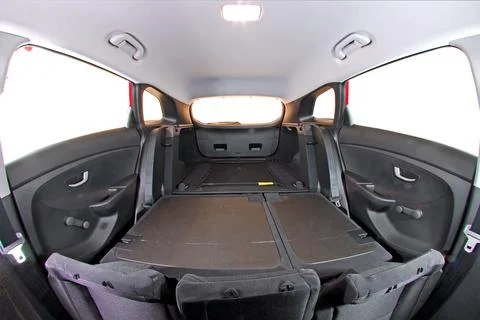 Car trunk from inside Foto stock