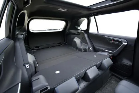 Car trunk from inside Stock Photos