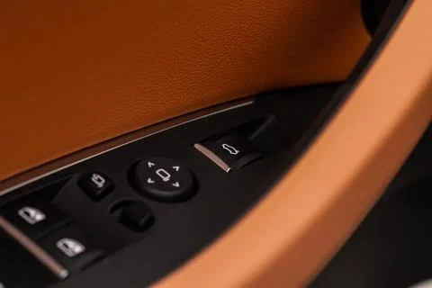 Car trunk open button. Electric trunk switch controller. Car trunk electric l Stock Photos