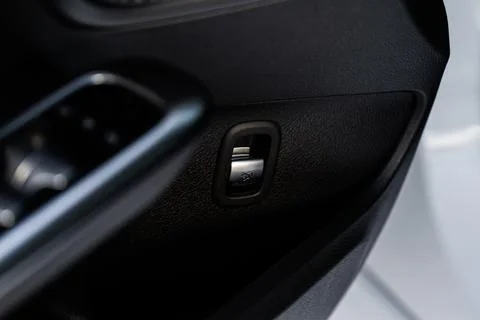 Car trunk open button. Electric trunk switch controller. Car trunk electric l Stock Photos