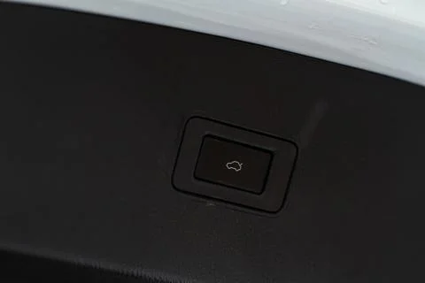 Car trunk open button. Electric trunk switch controller. Car trunk electric l Stock Photos