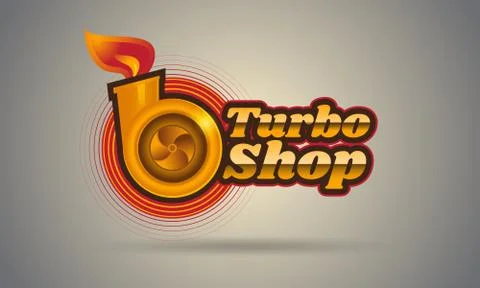 Car tuning logo template design Stock Illustration