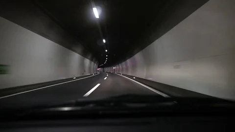 Car in tunnel Video stock 83152025