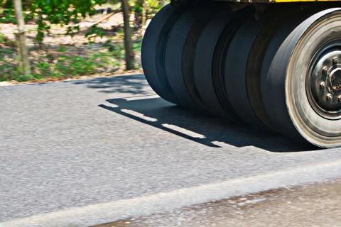 The car is under construction. Stock Photos