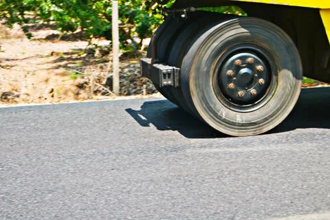 The car is under construction. Stock Photos