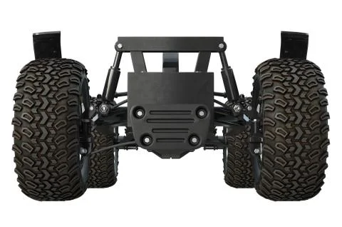 Car underbody, front view Stock-Illustration