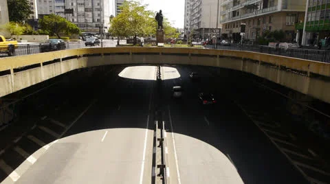 The Car Underpass II Stock Footage 27142586