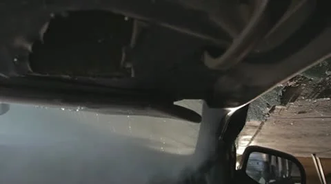 Car upside down 2 스톡 동영상 11154024