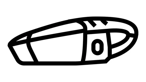Car vacuum cleaner accessory line icon animation Stock Footage 326126378
