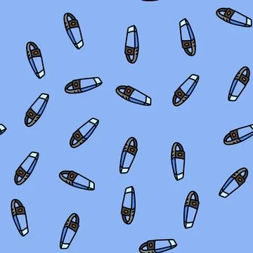 Car vacuum cleaner accessory vector seamless pattern Illustrazione stock