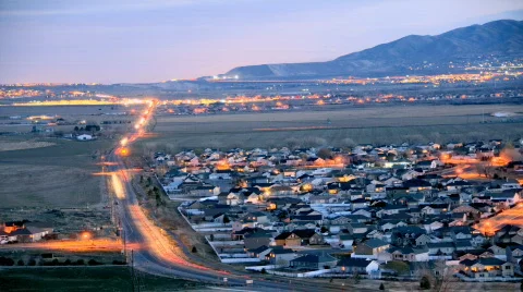 Car Valley Time Lapse Stock Footage 379859