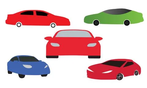 Car Vector Collection Stock Illustration