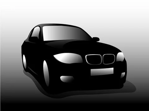 Car vector on gray background. Vector illustration Stock Illustration