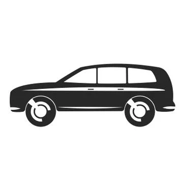 Car vector icon Stock Illustration