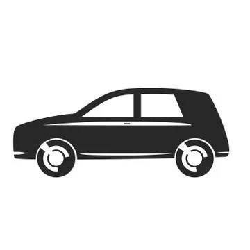 Car vector icon Stock Illustration