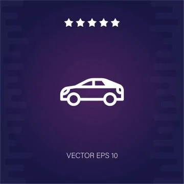 Car vector icon Stock Illustration