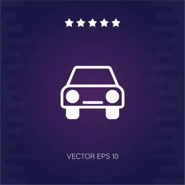 Car vector icon Stock Illustration