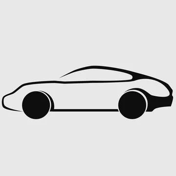 Car vector icon Illustration