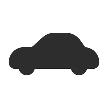 Car vector icon symbol Stock Illustration