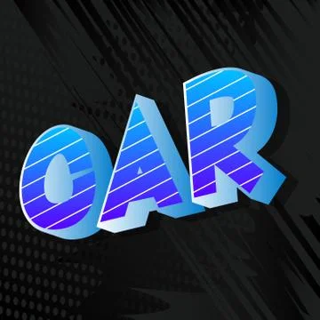 Car - Vector illustrated comic book style phrase on abstract background. イラスト素材
