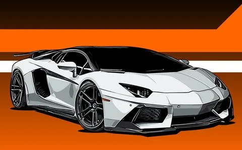 Car vector template (2) Stock Illustration