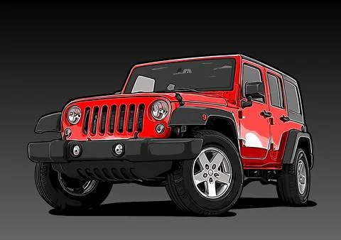 Car vector template (3) Stock Illustration