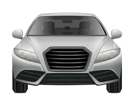 Car vector on white  background. Business sedan isolated Stock-Illustration