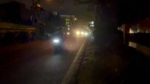Car videos at night Stock Footage 233554859