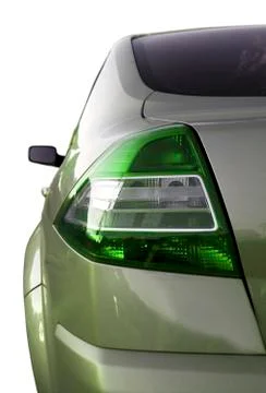 Car view from the back 스톡 사진