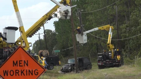 Car vs Pole Hand Held with post warp-stabilizer Stock Footage 125037914