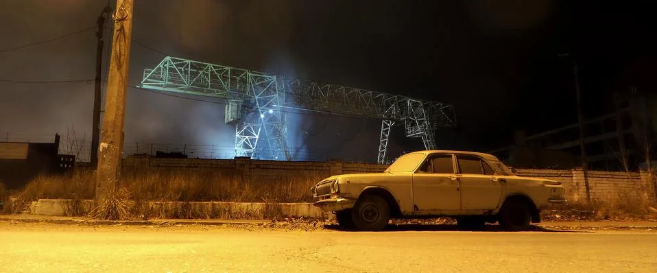 Car waiting for utilization Stock Photos