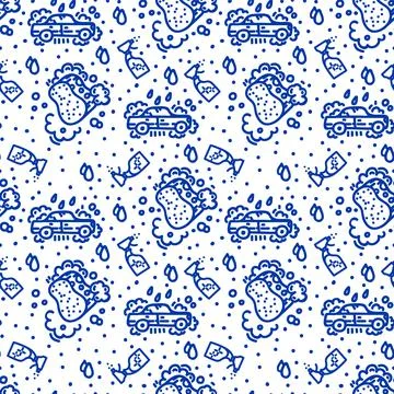 Car wash background. The substrate is the cleaning of transport. Background for Stock Illustration