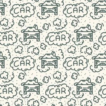 Car wash background in vector. The substrate is the cleaning of transport in the Stock Illustration