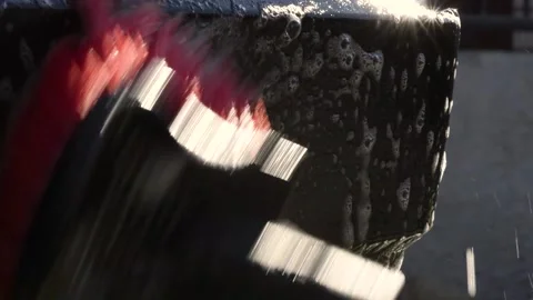 Car wash brush 스톡 동영상 154427415