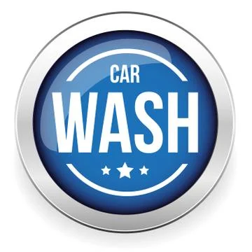 Car wash button icon vector Stock-Illustration
