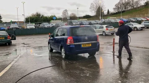 Car Wash Stock Footage 124810405